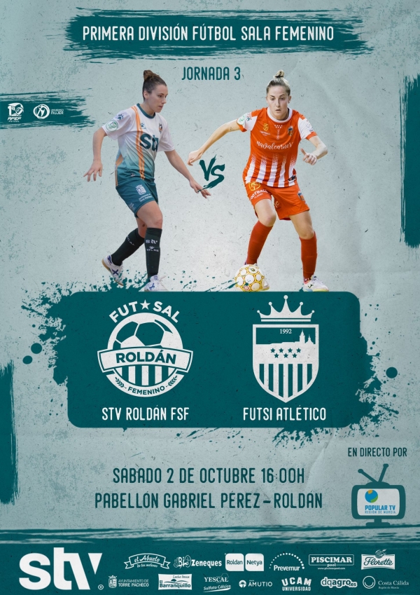 Cartel Jornada 3 de 1ª División Futsal Femenina