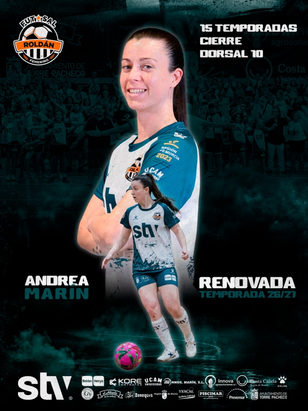 Andrea Marín seguirá defendiendo la camiseta del STV Roldán