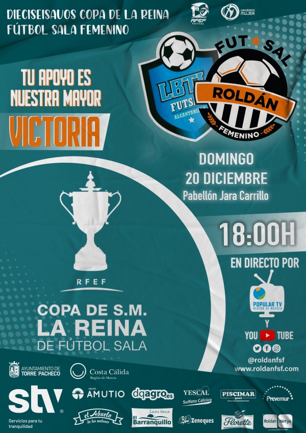 Derbi regional para el STV en Copa Reina ante Alcantarilla