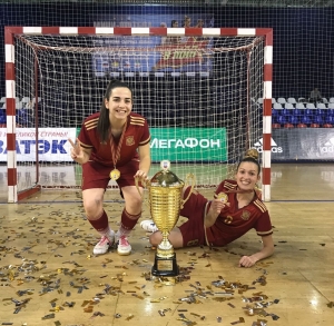 Ángela y Consuelo del Jimbee Campeonas con España