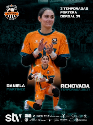 La portera cartagenera Daniela Martínez pasa del filial a la primera línea del STV