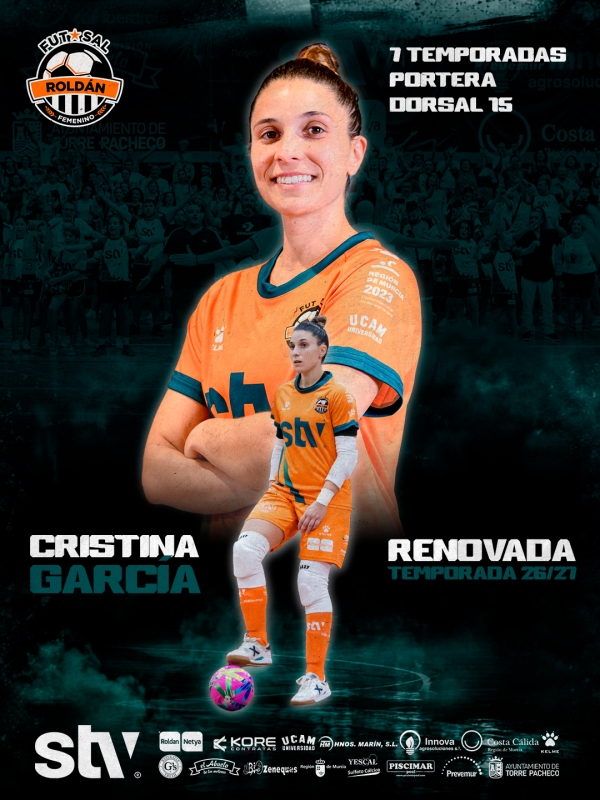 Cristina García seguirá defendiendo la portería del STV Roldán