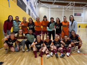 Foto del STV tras la vicrtoria en Esplugues