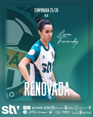 Laura Fernández renueva con el STV Roldán para su quinta temporada tras un año marcado por su lesión