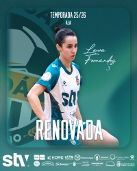 Laura Fernández renueva con el STV Roldán para su quinta temporada tras un año marcado por su lesión