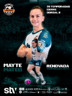 Mayte Mateo seguirá liderando al STV Roldán una temporada más