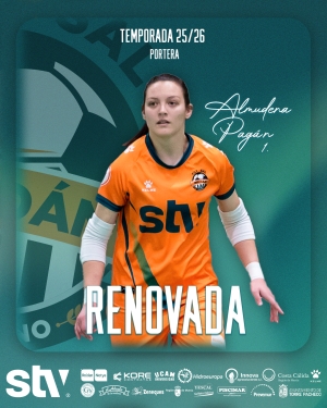 Almudena Pagán renueva su compromiso con el STV Roldán para la temporada 2025/26