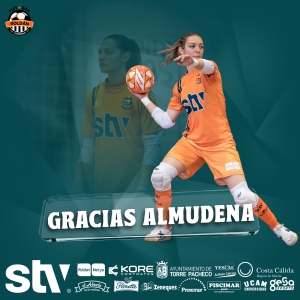 Almudena Pagán dejará de defender la portería del STV Roldán