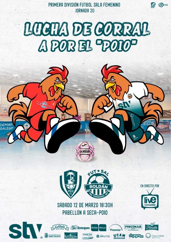 Cartel de la Jornada 20 de liga de 1ª División