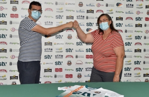 Joaquín Peñaranda y Toñi González en la presentación