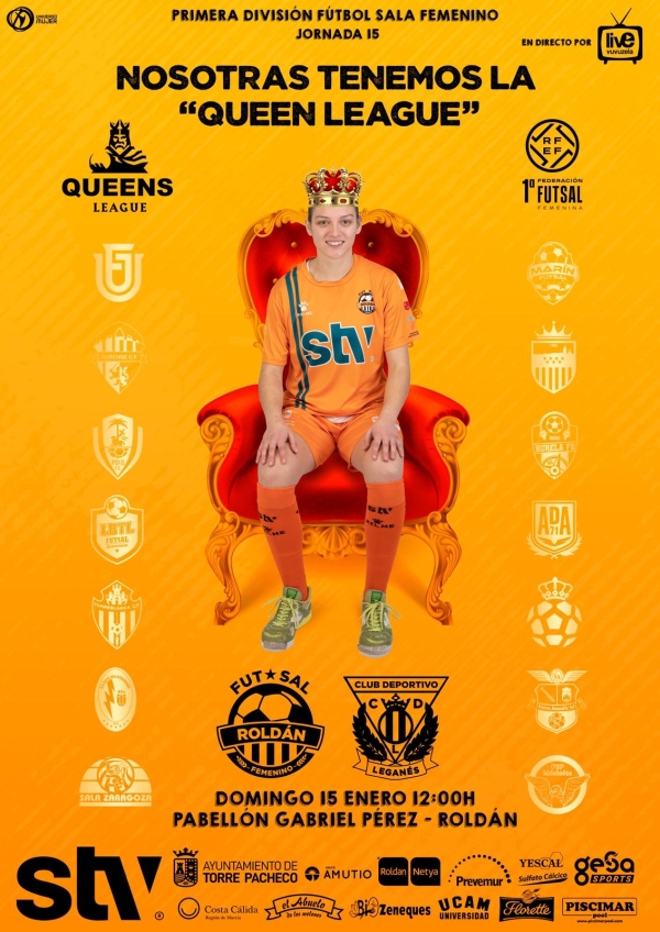 Cartel de la Jornada 15 de Primera Futsal Femenina