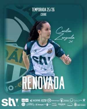 Cecilia renueva con el STV Roldán tras una primera temporada prometedora