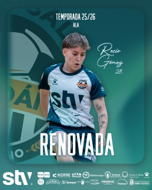 La internacional granadina Rocío Gómez renueva su compromiso con el STV Roldán